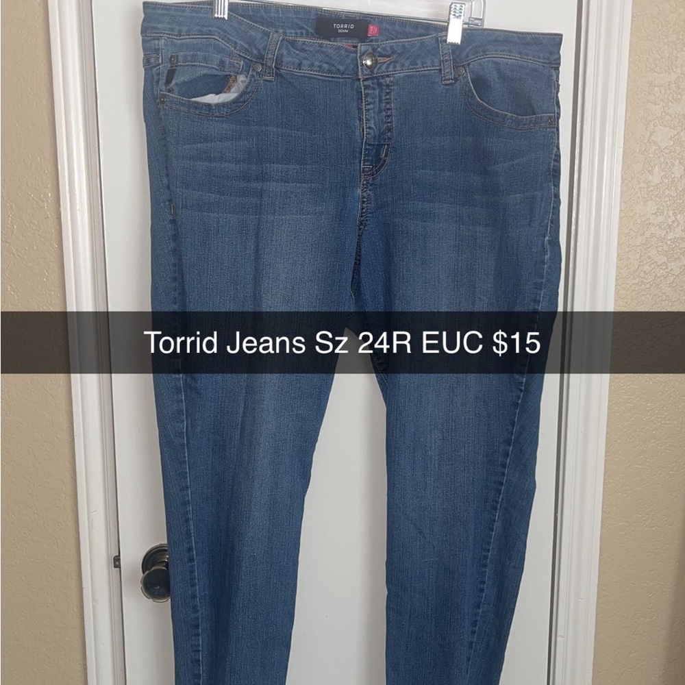 Torrid Women's Classic Blue Straight Leg Jeans